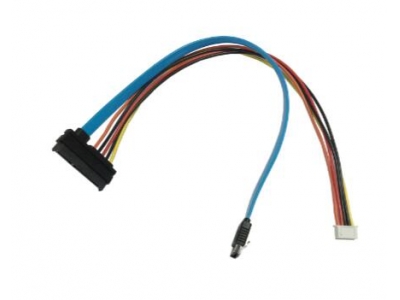 SATA 22 pin to SATA 7+15 pin and harness 4 pin Serial ATA power Cable