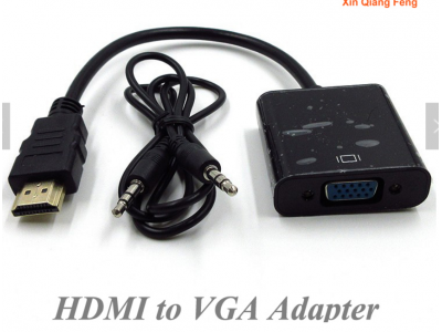 1080P HDMI to VGA Adapter digital Converter With 3.5mm Audio Cable