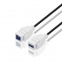 USB 3.0 Keystone Panel Mount Coupler Extension Cable USB adapter