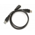 Super speed USB 3.0 AM Male to USB 2.0 AM and Micro USB3.0 B Type Female Y splitter cable