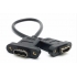 ​HDMI Cable A Type  Female lvds Extension Cable with Screw nuts holes HDMI Lock Panel Mount Cable