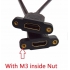 ​HDMI Cable A Type  Female lvds Extension Cable with Screw nuts holes HDMI Lock Panel Mount Cable