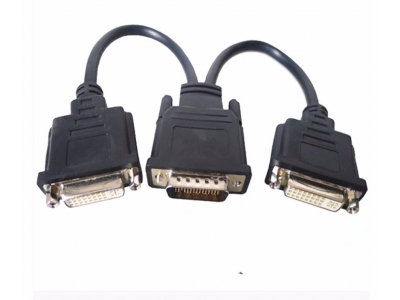 DMS-59 to Dual DVI Video Cable 59pin DMS TO 2*DVI support NVS440, Natirx 4 , FireMV 2200