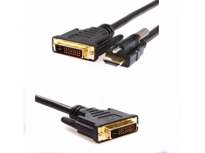 HDMI with Screw to DVI cable hdmi vga adaptor for monitor,TV,computer,media player