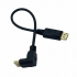 Angle DisplayPort Male to DP Male UP/Down/ Right/ Left angle 90 DP to DP Display Port Male Cable