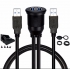 USB3.0 to USB3.0 male to female waterproof panel extension cable for Car Boat